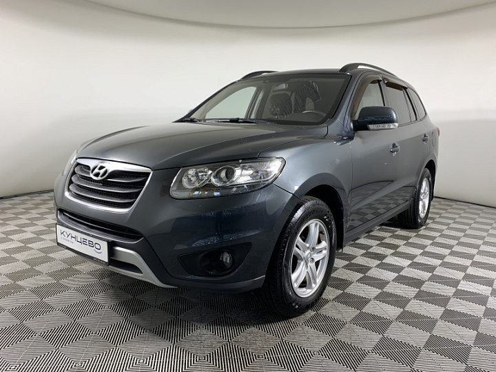 HYUNDAI Santa Fe 2.2, 2011 года, Автоматическая, ТЕМНО-СЕРЫЙ