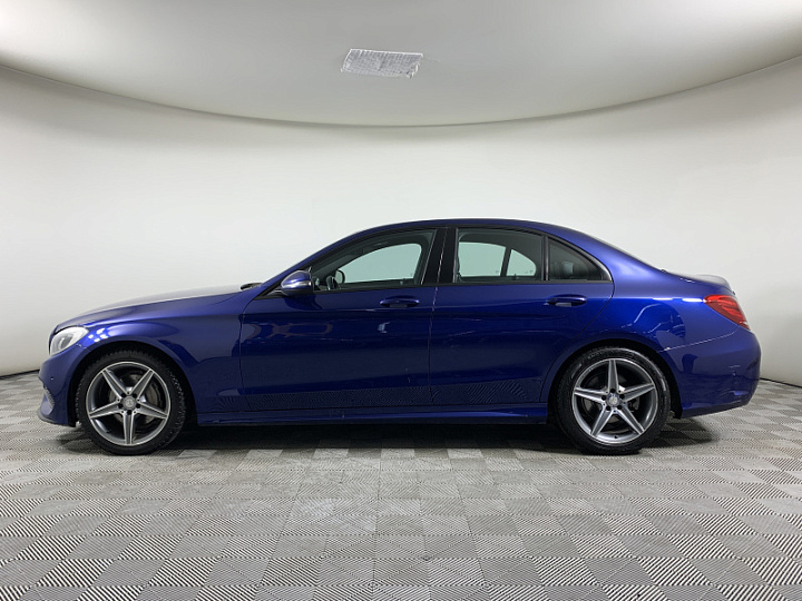 Mercedes-Benz C-Класс 180 1.6, 2016 года, Автоматическая, Синий
