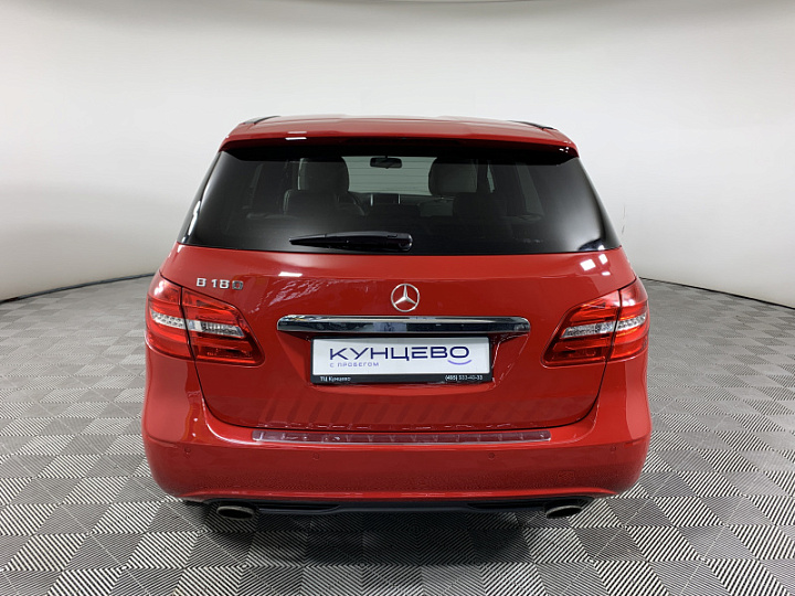 MERCEDES-BENZ B-Класс 1.6, 2012 года, Робот, КРАСНЫЙ