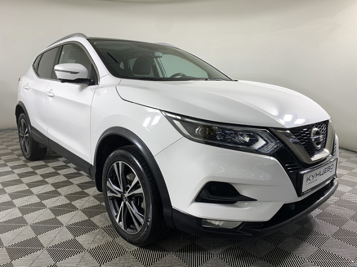 Nissan Qashqai 2, 2021 года, Вариатор, Белый