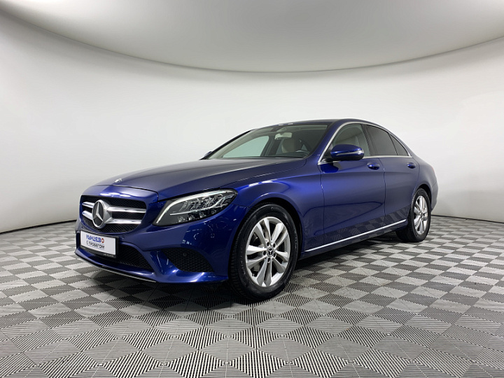 MERCEDES-BENZ C-Класс 180 1.5, 2019 года, Автоматическая, СИНИЙ