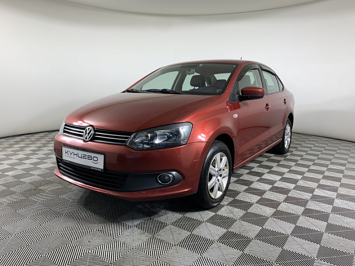 VOLKSWAGEN Polo 1.6, 2013 года, Автоматическая, ВИШНЕВО-КРАСНЫЙ