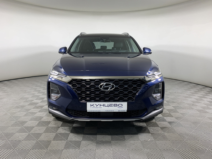 HYUNDAI Santa Fe 3.5, 2019 года, Автоматическая, СИНИЙ