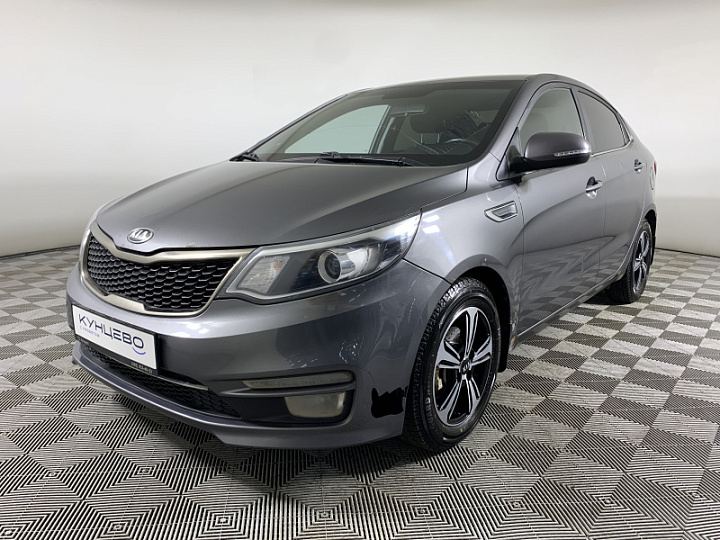 KIA Rio 1.6, 2016 года, Механика, ТЕМНО-СЕРЫЙ