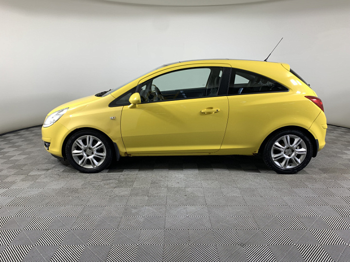 Opel Corsa 1.4, 2008 года, Автоматическая, Желтый
