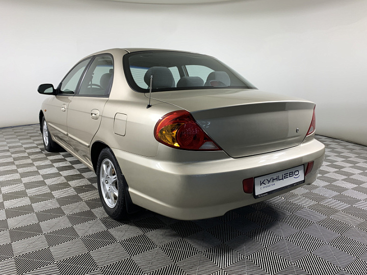 KIA Spectra 1.6, 2008 года, Механика, Золотистый