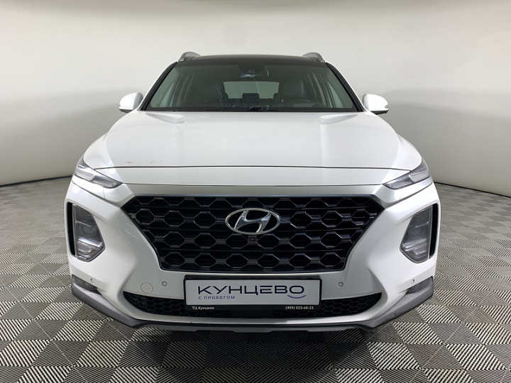 Hyundai Santa Fe 2.2, 2019 года, Автоматическая, БЕЛЫЙ