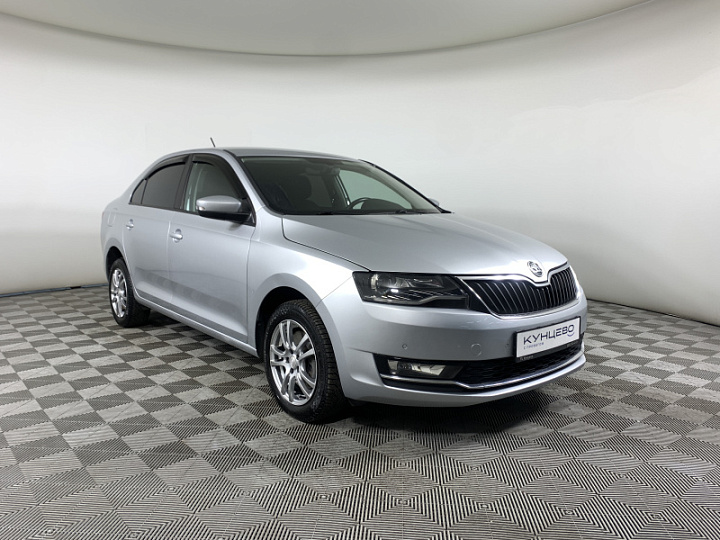 SKODA Rapid 1.4, 2019 года, Робот, Серебристый