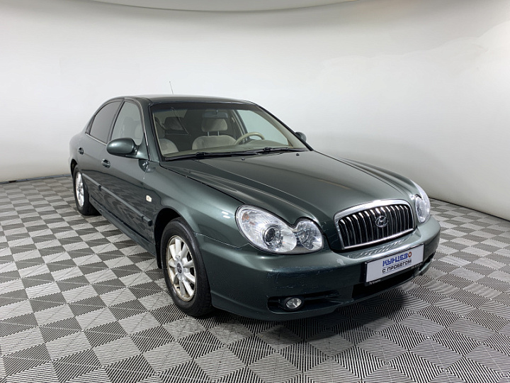 HYUNDAI Sonata 2, 2003 года, Механика, ТЕМНО-СЕРЫЙ