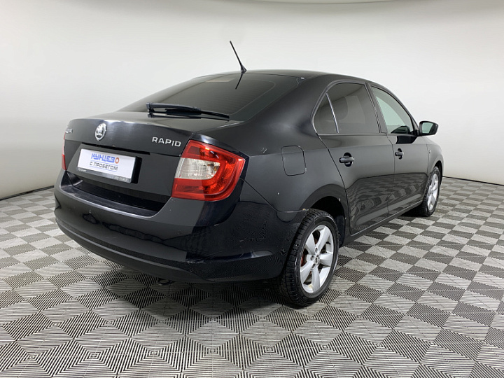 SKODA Rapid 1.6, 2014 года, Автоматическая, ЧЕРНЫЙ