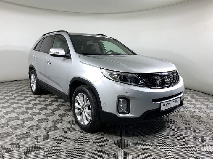 KIA Sorento 2.4, 2014 года, Автоматическая, Серебристый