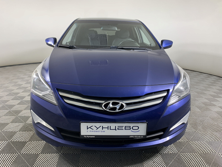HYUNDAI Solaris 1.6, 2016 года, Механика, СИНИЙ