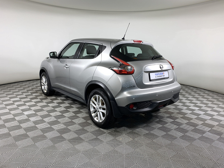 NISSAN Juke 1.6, 2015 года, Вариатор, Серебристый