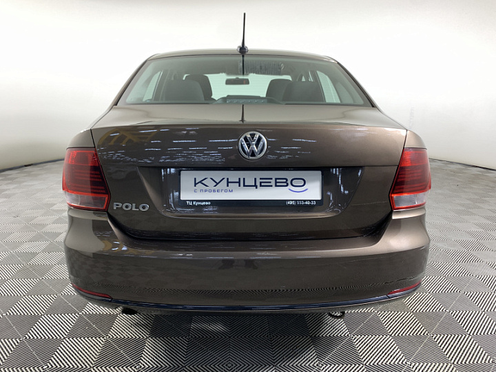 VOLKSWAGEN Polo 1.6, 2017 года, Автоматическая, КОРИЧНЕВЫЙ