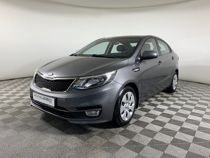 KIA Rio 1.4, 2015 года, Механика, ТЕМНО-СЕРЫЙ