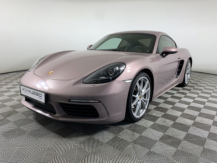 Porsche Cayman 2, 2022 года, Робот, Красный