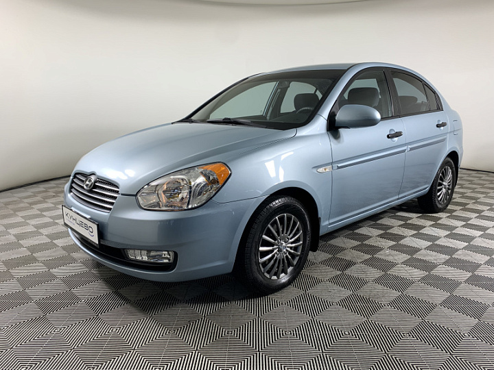 HYUNDAI Accent 1.4, 2008 года, Автоматическая, СИНИЙ