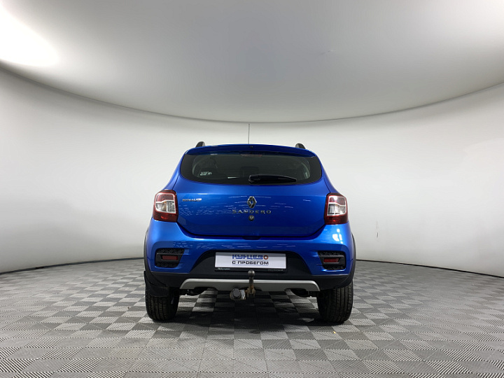 RENAULT Sandero 1.6, 2018 года, Автоматическая, Светло-синий