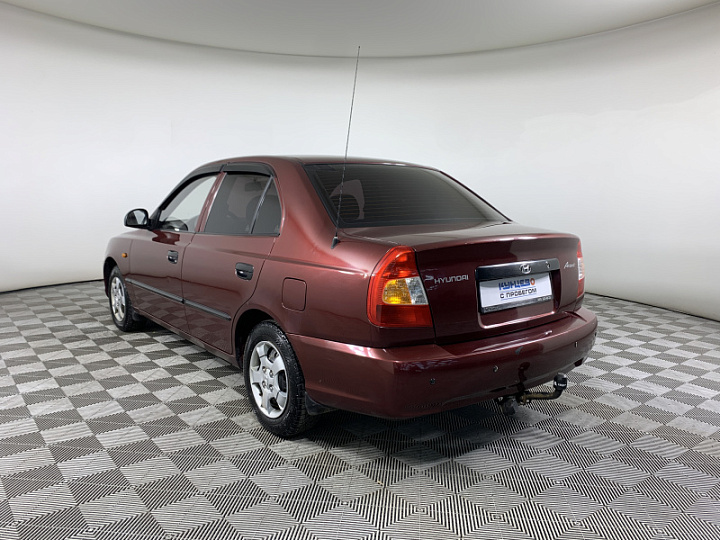 HYUNDAI Accent 1.5, 2007 года, Механика, КРАСНЫЙ