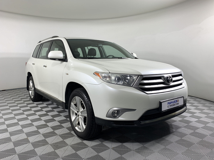 TOYOTA Highlander 3.5, 2010 года, Автоматическая, БЕЛЫЙ