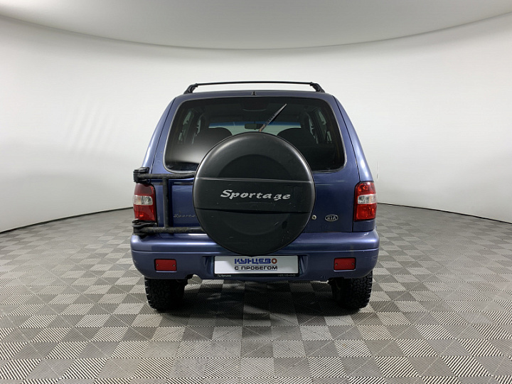 KIA Sportage 2, 2002 года, Автоматическая, ТЕМНО-СИНИЙ