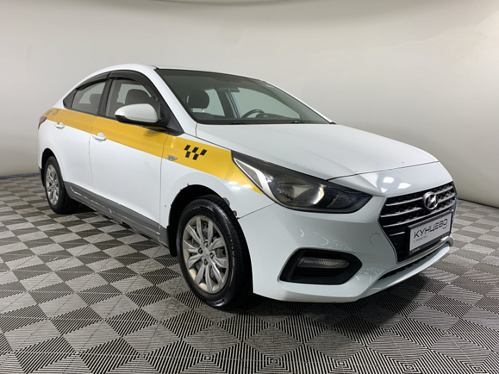 HYUNDAI Solaris 1.4, 2018 года, Автоматическая, БЕЛЫЙ ЖЕЛТЫЙ СЕРЫЙ