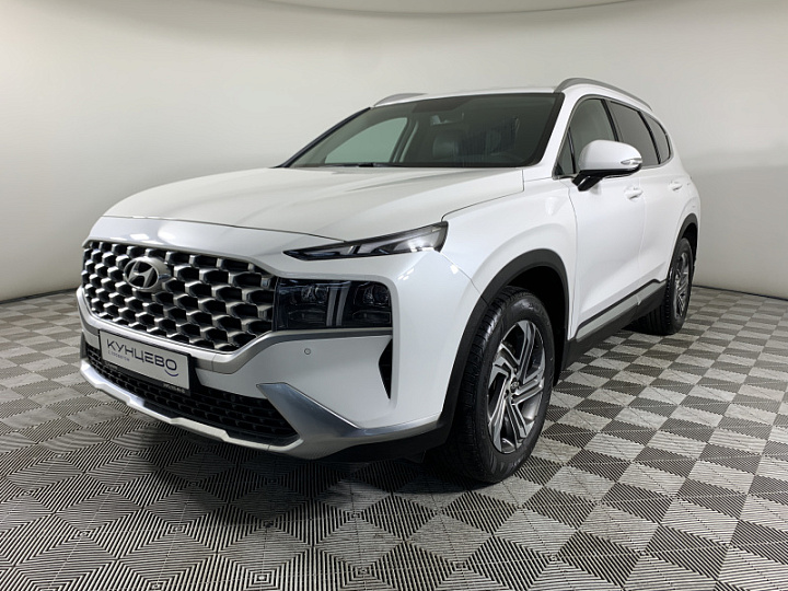 HYUNDAI Santa Fe 2.2, 2021 года, Робот, БЕЛЫЙ