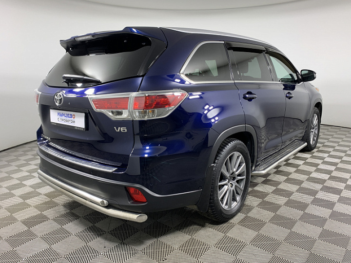 TOYOTA Highlander 3.5, 2014 года, Автоматическая, ТЕМНО-СИНИЙ