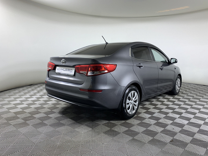 KIA Rio 1.6, 2016 года, Автоматическая, ТЕМНО-СЕРЫЙ