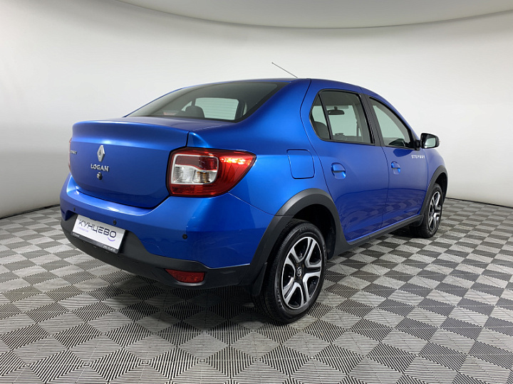 RENAULT Logan 1.6, 2019 года, Вариатор, Светло-синий