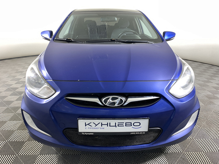 HYUNDAI Solaris 1.6, 2011 года, Автоматическая, СИНИЙ ТЕМНЫЙ