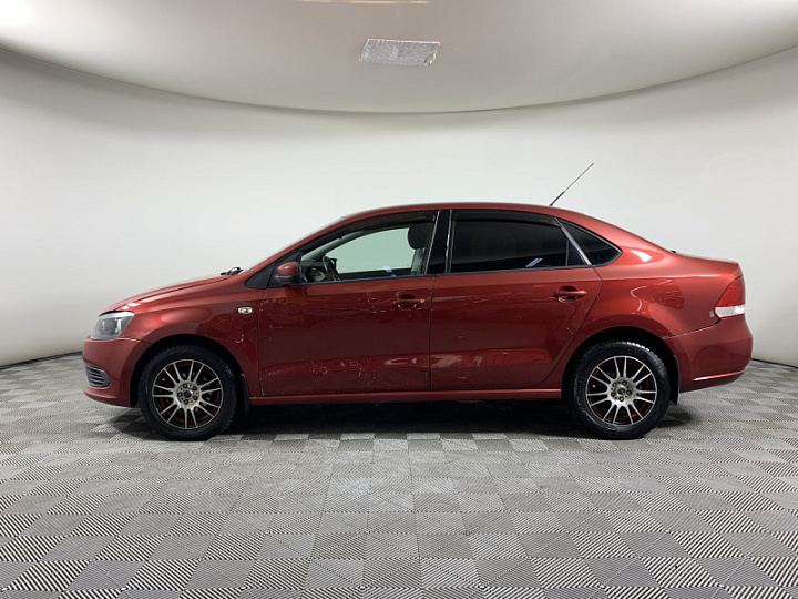 VOLKSWAGEN Polo 1.6, 2012 года, Автоматическая, ВИШНЕВО-КРАСНЫЙ