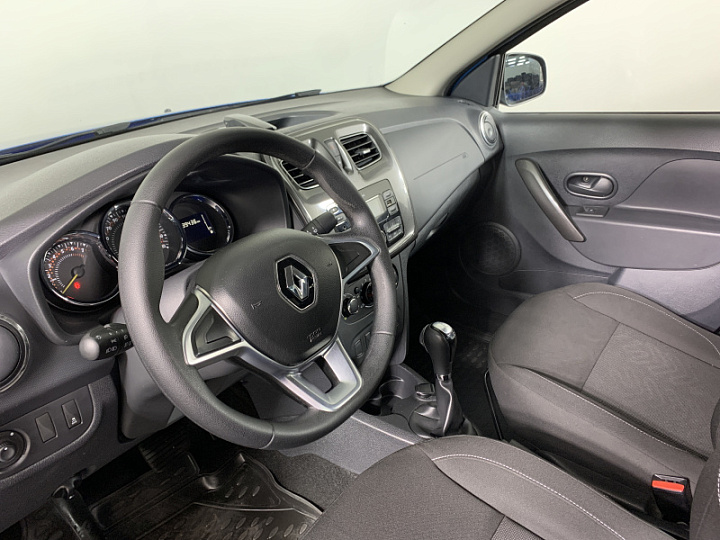 RENAULT Logan 1.6, 2019 года, Вариатор, Светло-синий