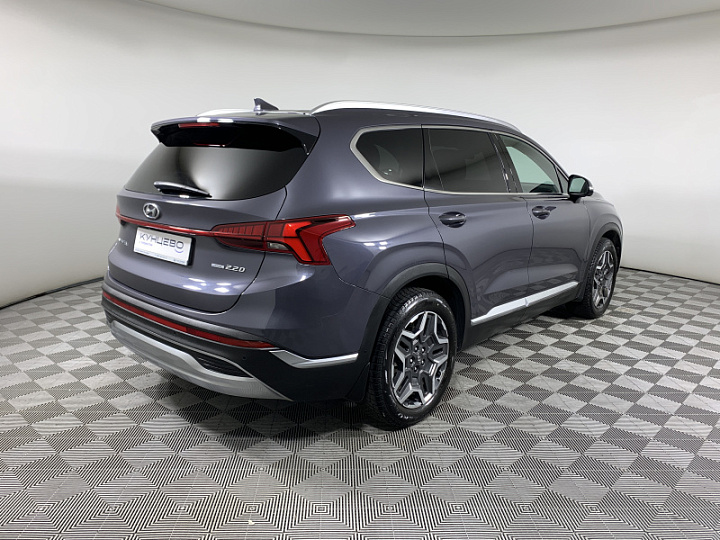 HYUNDAI Santa Fe 2.2, 2022 года, Робот, СИНИЙ