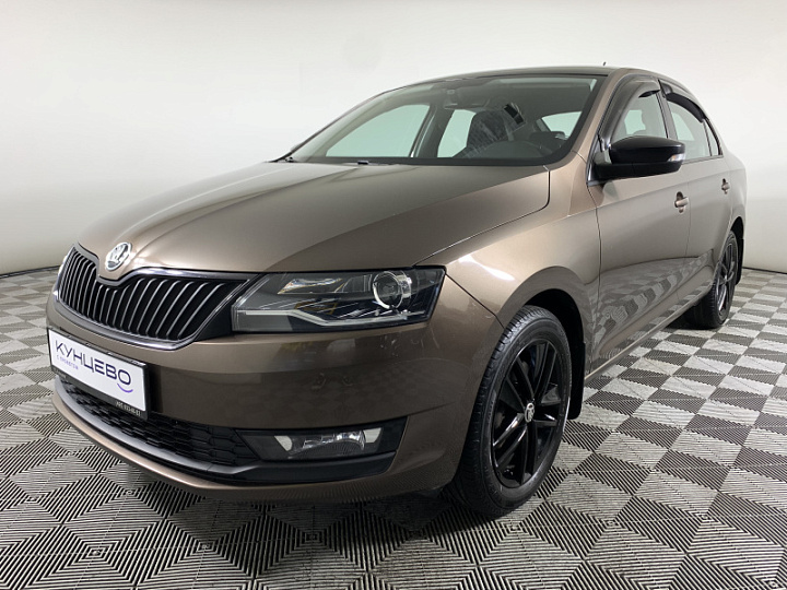 Skoda Rapid 1.4, 2017 года, dsg-7, Коричневый