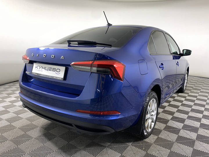 SKODA Rapid 1.6, 2020 года, Автоматическая, СИНИЙ