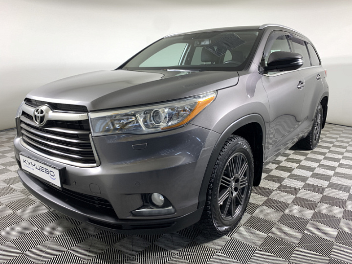 TOYOTA Highlander 3.5, 2014 года, Автоматическая, СЕРЫЙ