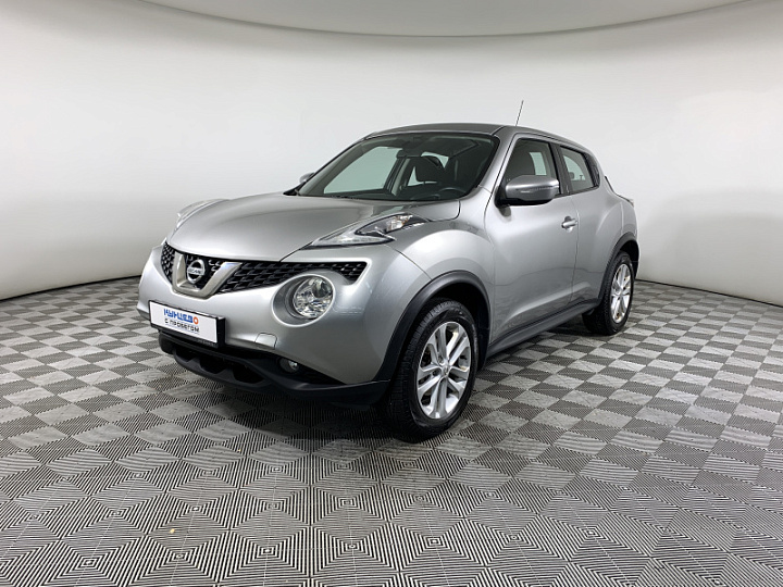 NISSAN Juke 1.6, 2015 года, Вариатор, Серебристый