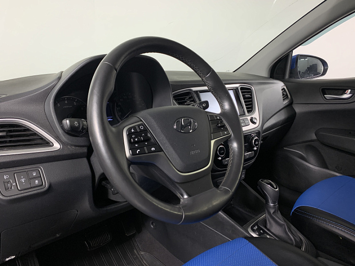 HYUNDAI Solaris 1.6, 2017 года, Автоматическая, СИНИЙ