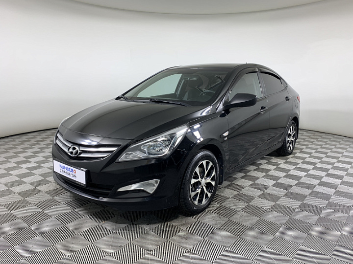 HYUNDAI Solaris 1.6, 2014 года, Механика, ЧЕРНЫЙ