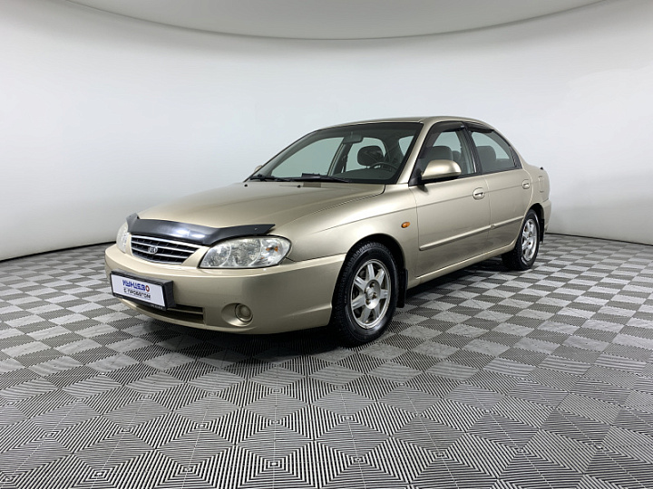 KIA Spectra 1.6, 2008 года, Автоматическая, Золотистый