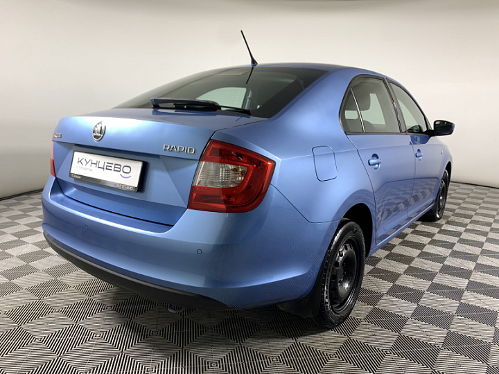 SKODA Rapid 1.6, 2014 года, Автоматическая, СИНИЙ
