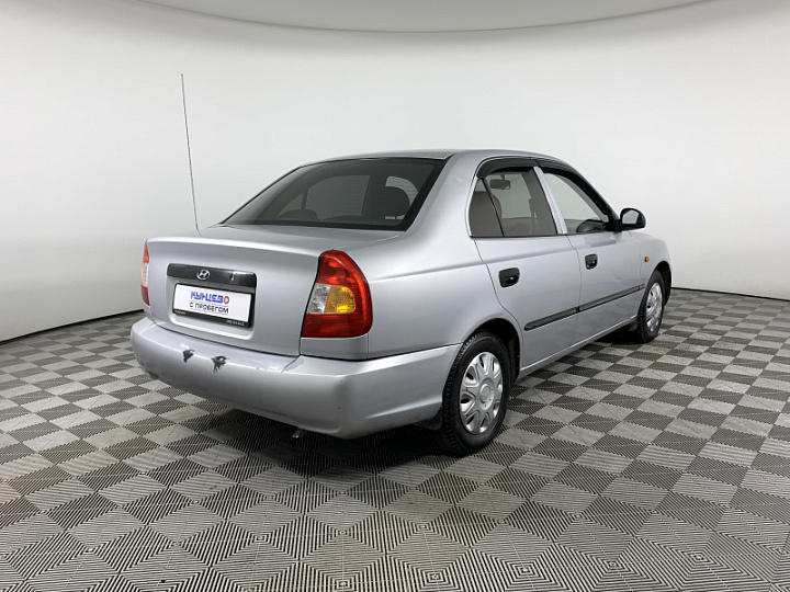 HYUNDAI Accent 1.5, 2006 года, Механика, Серебристый