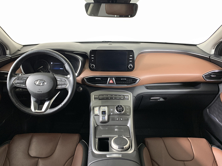 HYUNDAI Santa Fe 2.2, 2021 года, Робот, КОРИЧНЕВЫЙ