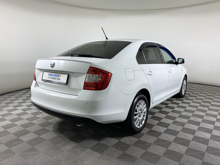 SKODA Rapid 1.4, 2015 года, Робот, БЕЛЫЙ