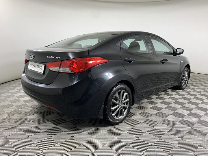 HYUNDAI Elantra 1.6, 2012 года, Автоматическая, ЧЕРНЫЙ