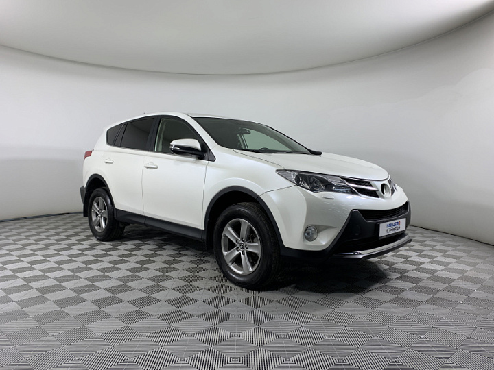 TOYOTA RAV4 2, 2015 года, Вариатор, БЕЛЫЙ
