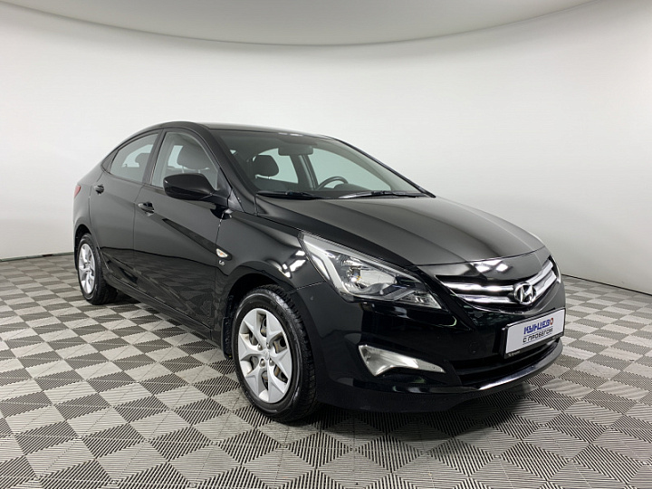 HYUNDAI Solaris 1.6, 2015 года, Автоматическая, ЧЕРНЫЙ