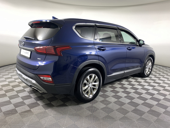 Hyundai Santa Fe 2.4, 2019 года, Автоматическая, Синий
