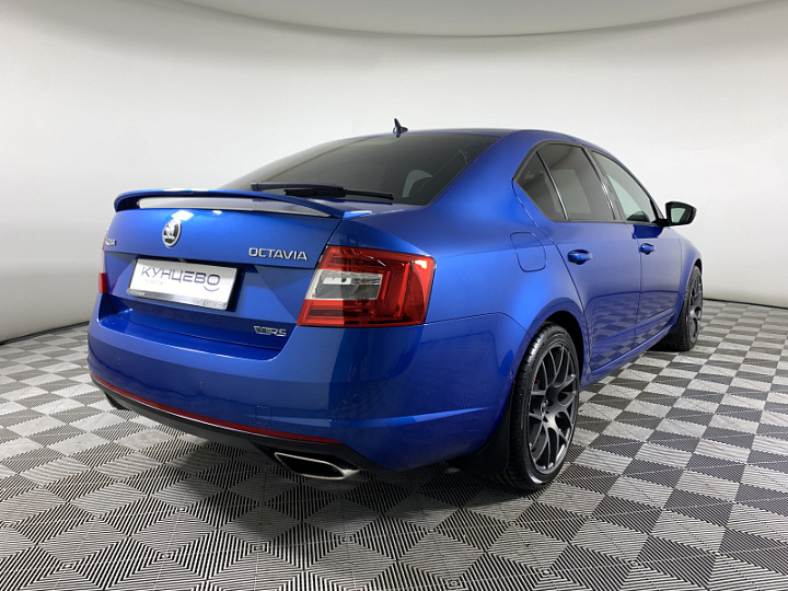 SKODA Octavia RS 2, 2014 года, Робот, СИНИЙ